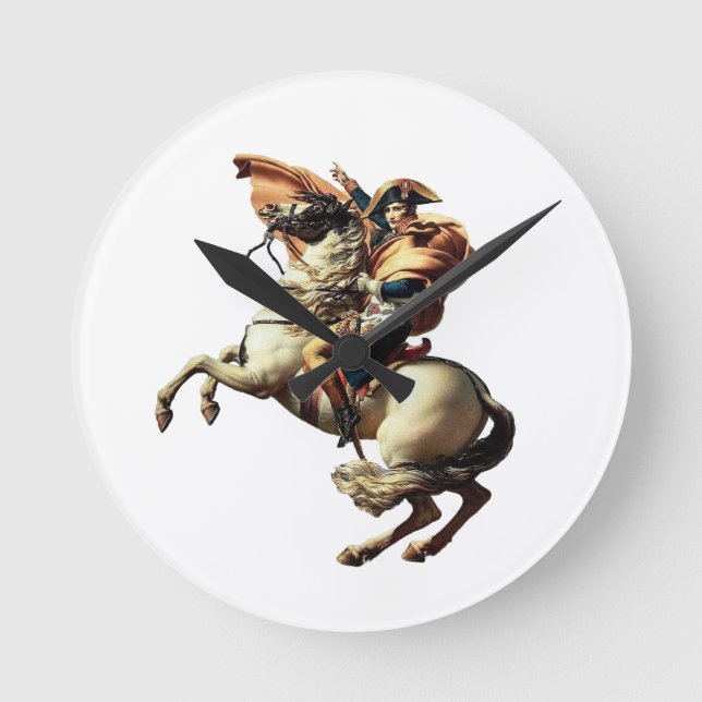 Napoleon Bonaparte France Round Clock (Front)