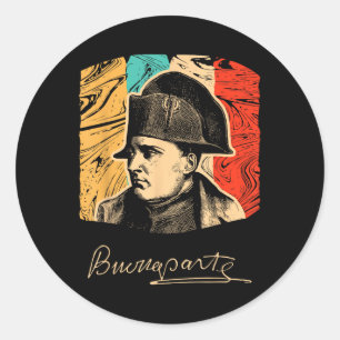 Napoleon Bonaparte Historical Leader French Politi Classic Round Sticker