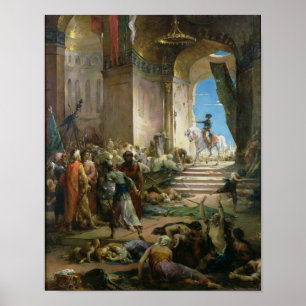 Napoleon Bonaparte  in the Grand Mosque at Cairo Poster