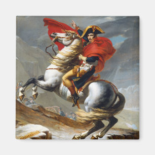 Napoleon Bonaparte Painting by Jacques-Louis David Magnet