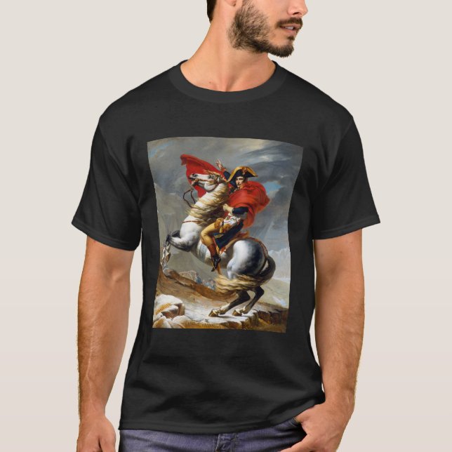 Napoleon Bonaparte Painting by Jacques-Louis David T-Shirt (Front)