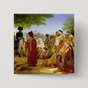 Napoleon Bonaparte Pardoning the Rebels 15 Cm Square Badge