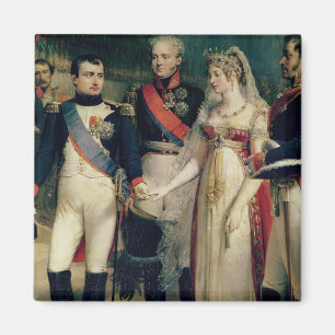 Napoleon Bonaparte Receiving Queen Louisa Magnet