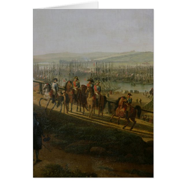 Napoleon Bonaparte  Visiting the Camp at (Front)