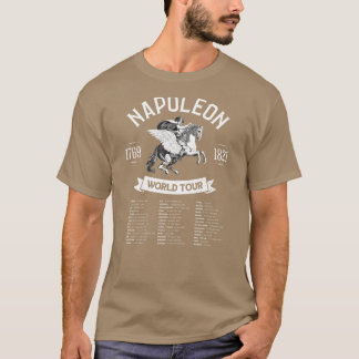 Napoleon Bonaparte Worldour Military History girl T-Shirt
