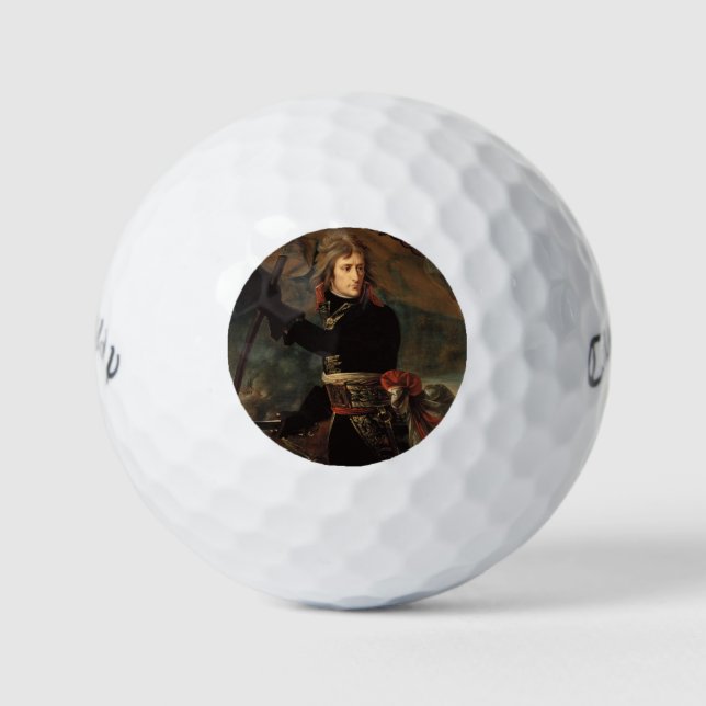 Napoleon Bonaparte's Rally at the Battle of Arcole Golf Balls (Front)