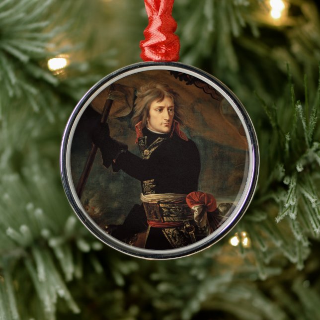 Napoleon Bonaparte's Rally at the Battle of Arcole Metal Tree Decoration (Tree)