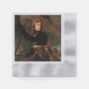 Napoleon Bonaparte's Rally at the Battle of Arcole Napkin
