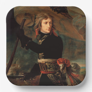 Napoleon Bonaparte's Rally at the Battle of Arcole Paper Plate