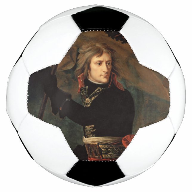 Napoleon Bonaparte's Rally at the Battle of Arcole Soccer Ball (Front)