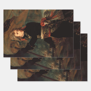Napoleon Bonaparte's Rally at the Battle of Arcole Wrapping Paper Sheet