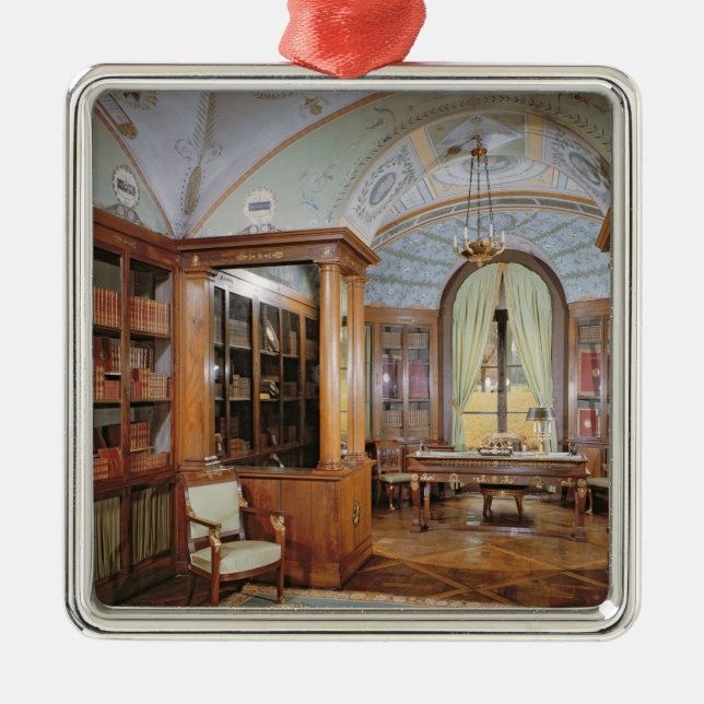 Napoleon Bonaparte's study, c.1800 Metal Tree Decoration (Front)