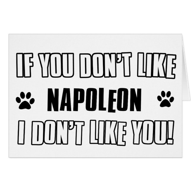 Napoleon cat design (Front Horizontal)