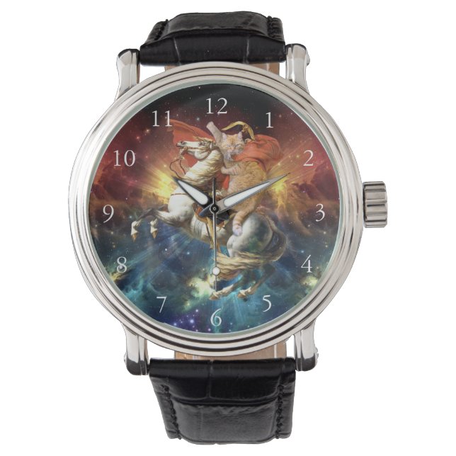Napoleon Cat in Space                              Watch (Front)