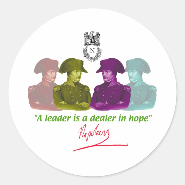 Napoleon Classic Round Sticker (Front)