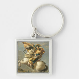 Napoleon  Crossing the Alps at the St Bernard Key Ring