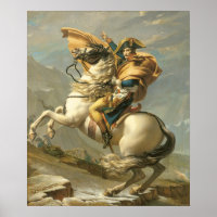 Napoleon Crossing the Alps at the St Bernard