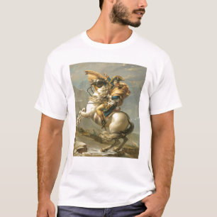 Napoleon  Crossing the Alps at the St Bernard T-Shirt