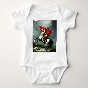 Napoleon Crossing the Alps Baby Bodysuit