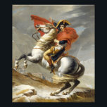 Napoleon Crossing the Alps by Jacques Louis David Photo Print<br><div class="desc">Famous painting of Napoleon Bonaparte crossing the Alps. Painted by Jacques Louis David in 1802. Full title of the work - Bonaparte Crossing the Grand Saint-Bernard Pass,  20 May 1800.</div>