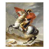 Napoleon Crossing the Alps by Jacques Louis David