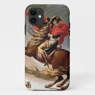 Napoleon Crossing the Alps, c.1800 (oil on canvas) iPhone 11 Case