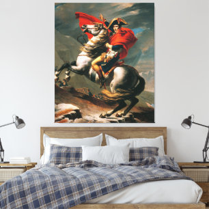 Napoleon Crossing the Alps Classical Oil Painting Canvas Print