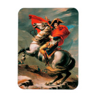 Napoleon Crossing the Alps, famous painting,