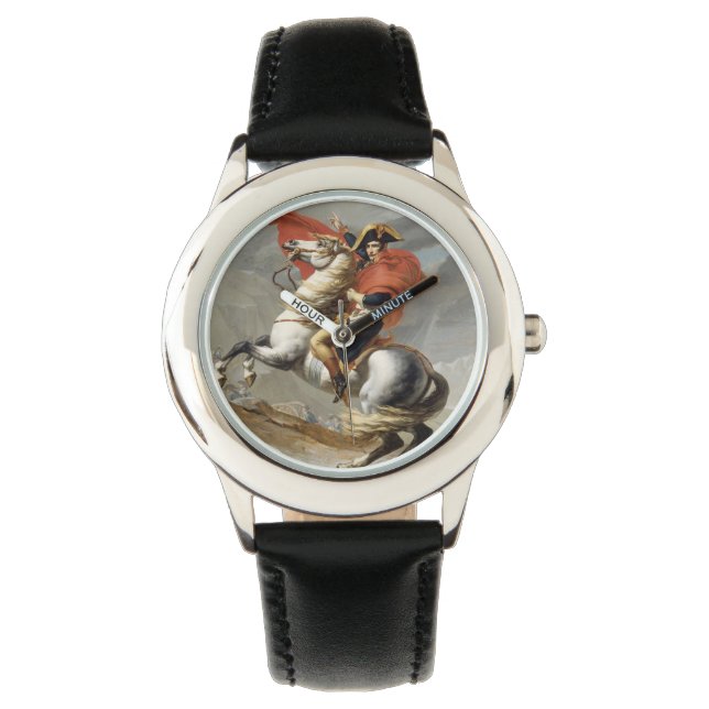 Napoleon Crossing the Alps - Jacques-Louis David Watch (Front)