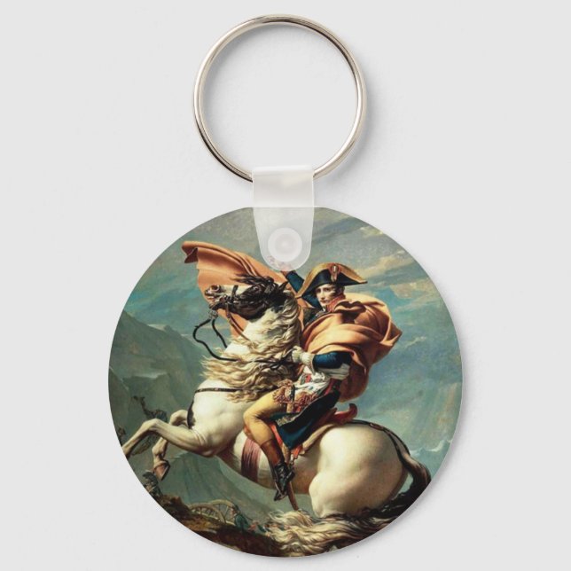 Napoleon Crossing the Alps Key Ring (Front)