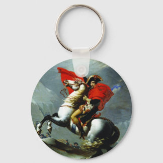 Napoleon Crossing the Alps Key Ring