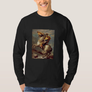 Napoleon Crossing the Alps Painting T-Shirt