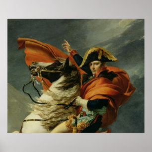 Napoleon Crossing the Alps Poster