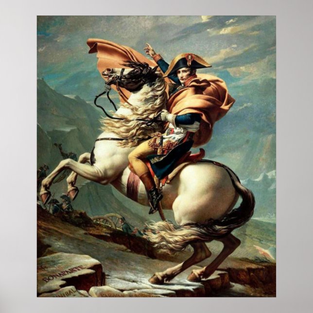 Napoleon Crossing the Alps Poster (Front)