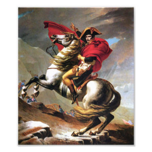 Napoleon Crossing the Alps Print