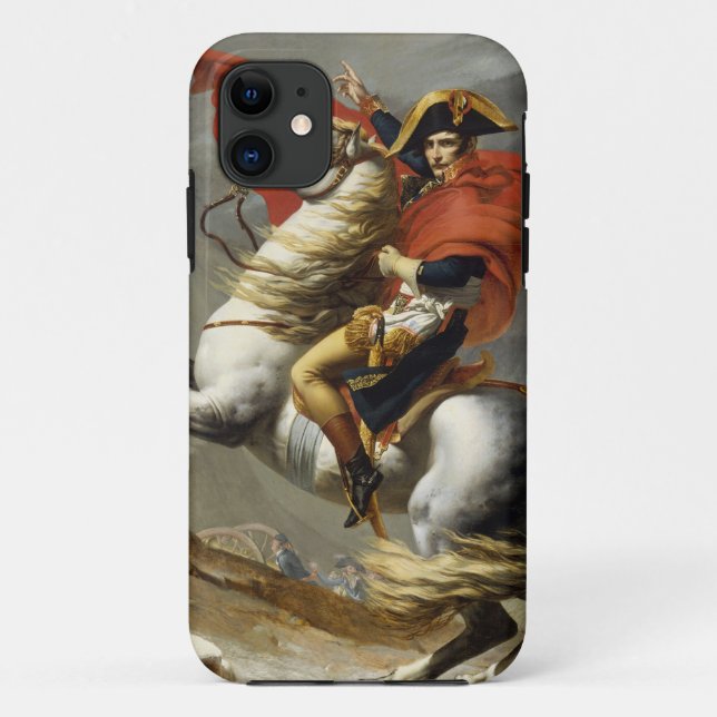 Napoleon Crossing the Grand Saint-Bernard Pass Case-Mate iPhone Case (Back)