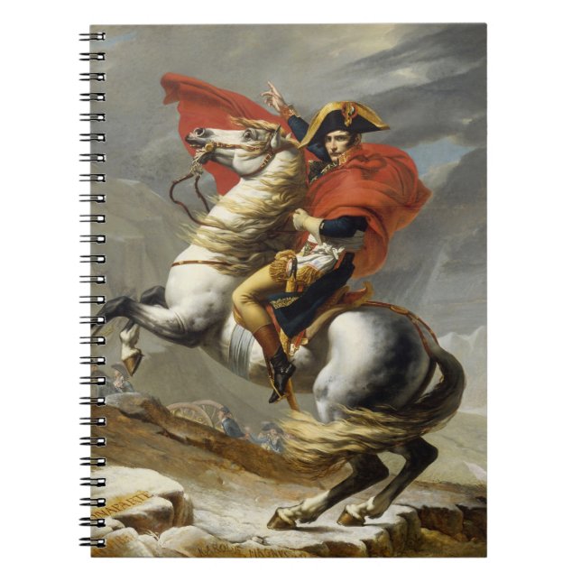 Napoleon Crossing the Grand Saint-Bernard Pass Notebook (Front)