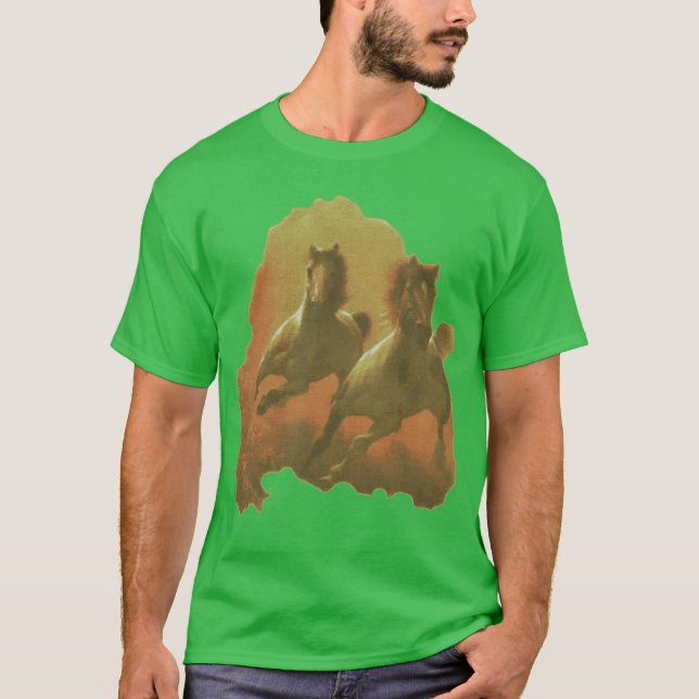 Napoleon Dynamite Galloping Horses boy T-Shirt (Front)