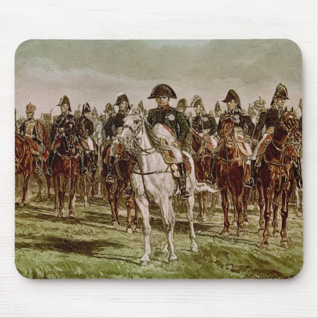 Napoleon I  and his Staff, c.1860 Mouse Pad (Front)