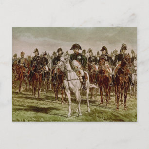 Napoleon I and his Staff, c.1860 Postcard
