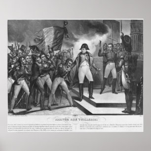 Napoleon I arriving at the Tuileries Poster