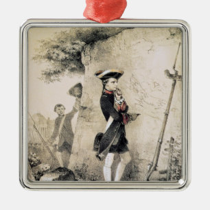 Napoleon I at Military School Metal Tree Decoration