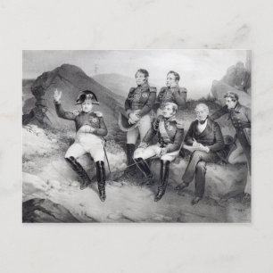 Napoleon I Dictating Memoirs to Emmanuel Las Postcard