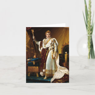 Napoleon I, Emperor of the French by F. Gerard Thank You Card