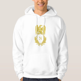 Napoleon I Imperial Eagle Motif on Hoodie