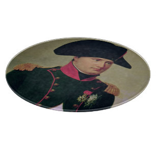 Napoleon I  in Front of the Chateau de Malmaison Cutting Board