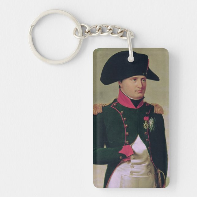 Napoleon I  in Front of the Chateau de Malmaison Key Ring (Front)