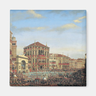 Napoleon I Presiding over a Regatta in Venice Magnet