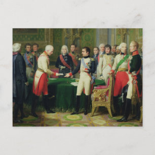 Napoleon I  Receiving Baron Vincent Postcard
