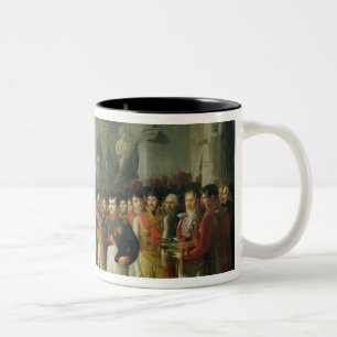 Napoleon I Receiving the Deputies Two-Tone Coffee Mug